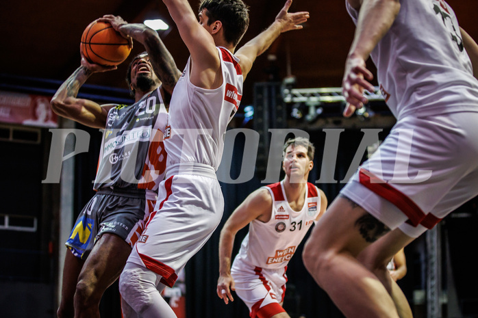 Basketball, Win2Day Superliga 2023/24, Grunddurchgang 18.Runde, BC Vienna, Klosterneuburg Dukes, Michael Weathers (20)