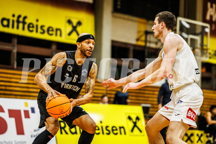 Basketball, Basketball Zweite Liga 2023/24, Grunddurchgang 14.Runde, Mattersburg Rocks, Wörthersee Piraten, Shawn L. Ray (6)
