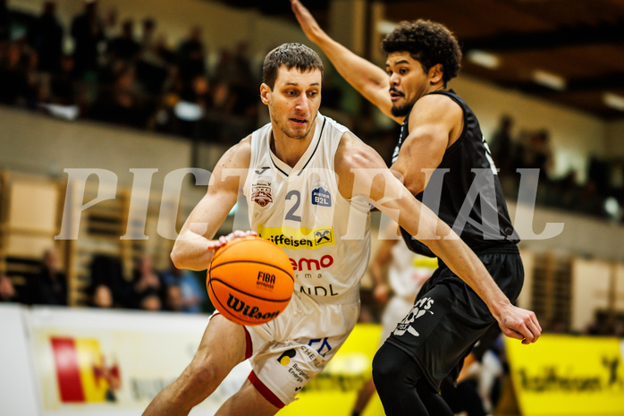 Basketball, Basketball Zweite Liga 2023/24, Grunddurchgang 14.Runde, Mattersburg Rocks, Wörthersee Piraten, Evgenios Sergienko (2)