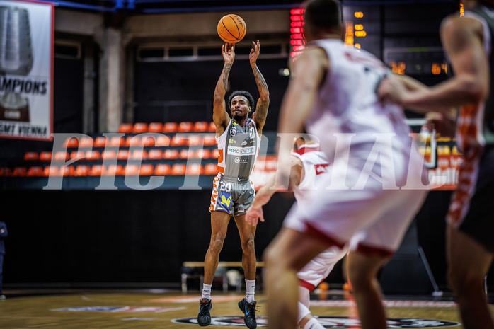 Basketball, Win2Day Superliga 2023/24, Grunddurchgang 18.Runde, BC Vienna, Klosterneuburg Dukes, Michael Weathers (20)