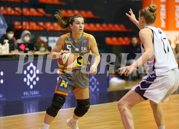 Basketball Damen Superliga 20120/21, Halblfinale Spiel 2 Vienna United PSV vs. BK Duchess Klosterneuburg


