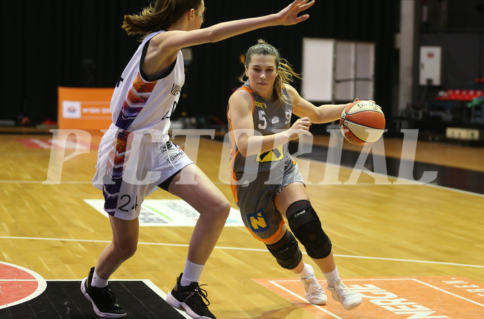 Basketball Damen Superliga 20120/21, Halblfinale Spiel 2 Vienna United PSV vs. BK Duchess Klosterneuburg


