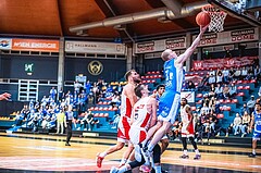 Basketball, Win2Day Superliga 2022/23, 8. Platzierungsrunde, BC Vienna, Oberwart Gunners, Sebastian Käferle (7)