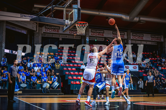 Basketball, Win2Day Superliga 2022/23, 8. Platzierungsrunde, BC Vienna, Oberwart Gunners, Renato Poljak (16)