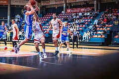 Basketball, Win2Day Superliga 2022/23, 8. Platzierungsrunde, BC Vienna, Oberwart Gunners, Sebastian Käferle (7)