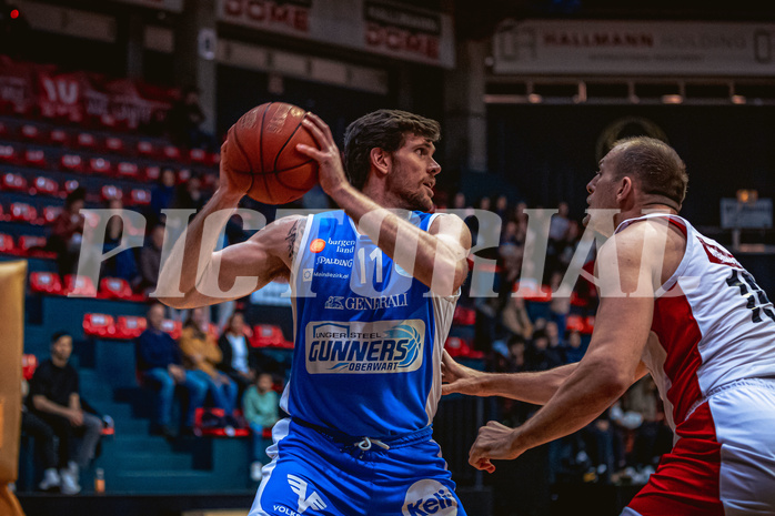 Basketball, Win2Day Superliga 2022/23, 8. Platzierungsrunde, BC Vienna, Oberwart Gunners, John Joseph Rauch (11)