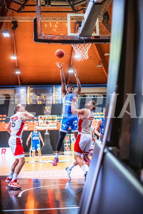 Basketball, Win2Day Superliga 2022/23, 8. Platzierungsrunde, BC Vienna, Oberwart Gunners, Rob Howard (5)