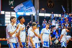 Basketball, Win2Day Superliga 2022/23, 8. Platzierungsrunde, BC Vienna, Oberwart Gunners, Oberwart Team, Oberwart Fans, Feature