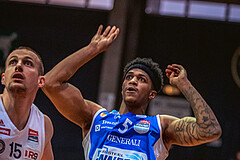 Basketball, Win2Day Superliga 2022/23, 8. Platzierungsrunde, BC Vienna, Oberwart Gunners, Rob Howard (5)