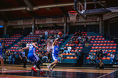 Basketball, Win2Day Superliga 2022/23, 8. Platzierungsrunde, BC Vienna, Oberwart Gunners, Jahenns Manigat (21)
