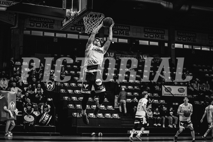 Basketball, Win2Day Superliga 2022/23, 8. Platzierungsrunde, BC Vienna, Oberwart Gunners, Brock Gardner (10)