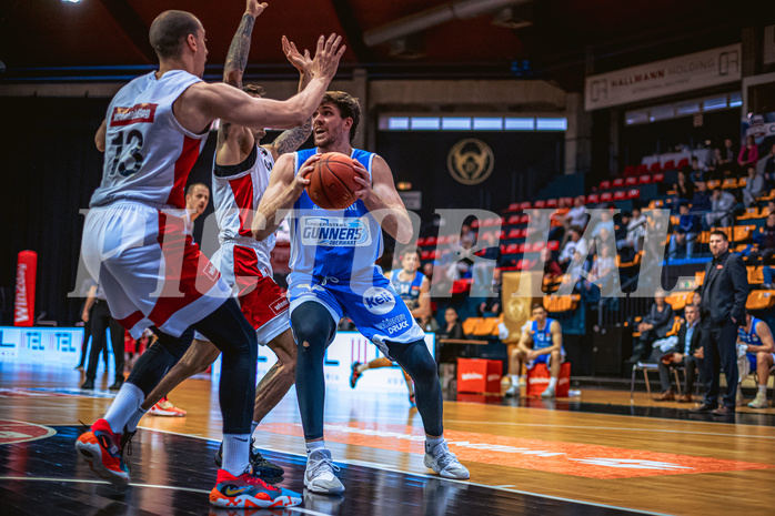 Basketball, Win2Day Superliga 2022/23, 8. Platzierungsrunde, BC Vienna, Oberwart Gunners, John Joseph Rauch (11)