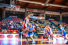 Basketball, Win2Day Superliga 2022/23, 8. Platzierungsrunde, BC Vienna, Oberwart Gunners, iJozo Rados (3), Renato Poljak (16)