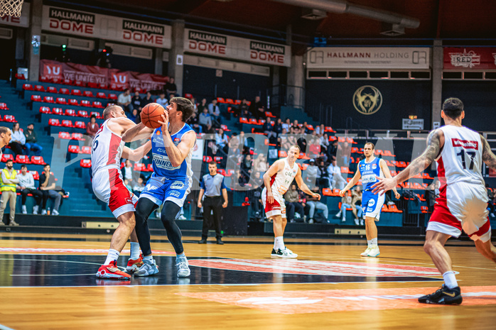 Basketball, Win2Day Superliga 2022/23, 8. Platzierungsrunde, BC Vienna, Oberwart Gunners, John Joseph Rauch (11)