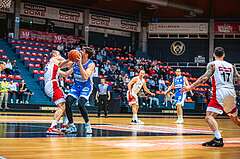 Basketball, Win2Day Superliga 2022/23, 8. Platzierungsrunde, BC Vienna, Oberwart Gunners, John Joseph Rauch (11)