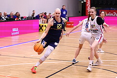 04.02.2024, Graz, Raiffeisen Sportpark, Basketball Damen Superliga 2023/24, Grunddurchgang 11.Runde, UBSC-DBBC Graz - SKN St. Pölten Frauen ,  