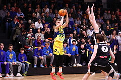 04.02.2024, Graz, Raiffeisen Sportpark Graz, Basketball Superliga 2023/24, Grunddurchgang, Runde 20, UBSC Raiffeisen Graz - OCS Capital Bulls 