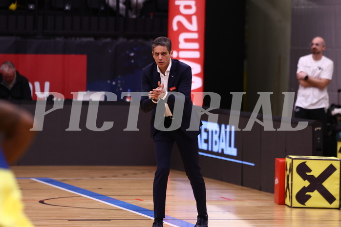 04.02.2024, Graz, Raiffeisen Sportpark Graz, Basketball Superliga 2023/24, Grunddurchgang, Runde 20, UBSC Raiffeisen Graz - OCS Capital Bulls 