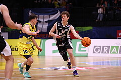 04.02.2024, Graz, Raiffeisen Sportpark Graz, Basketball Superliga 2023/24, Grunddurchgang, Runde 20, UBSC Raiffeisen Graz - OCS Capital Bulls 