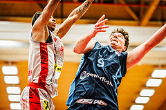 Basketball, win2day Basketball Superliga 2023/24, Grunddurchgang 20.Runde, Traiskirchen Lions, Vienna DC Timberwolves, Philipp D'Angelo (9)