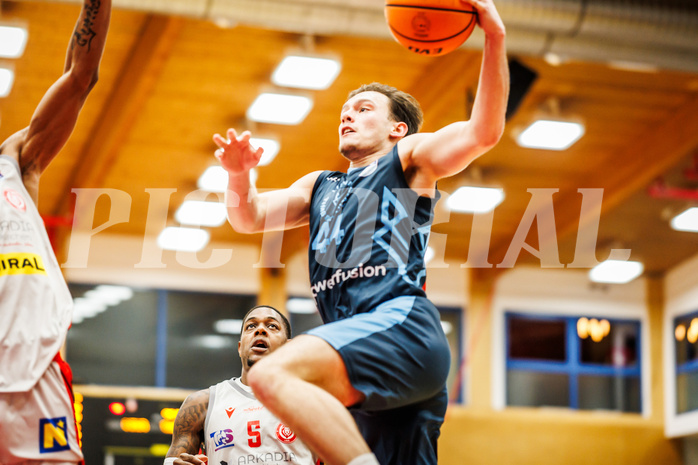 Basketball, win2day Basketball Superliga 2023/24, Grunddurchgang 20.Runde, Traiskirchen Lions, Vienna DC Timberwolves, #tt44#