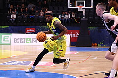 04.02.2024, Graz, Raiffeisen Sportpark Graz, Basketball Superliga 2023/24, Grunddurchgang, Runde 20, UBSC Raiffeisen Graz - OCS Capital Bulls 