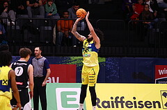04.02.2024, Graz, Raiffeisen Sportpark Graz, Basketball Superliga 2023/24, Grunddurchgang, Runde 20, UBSC Raiffeisen Graz - OCS Capital Bulls 