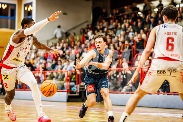 Basketball, win2day Basketball Superliga 2023/24, Grunddurchgang 20.Runde, Traiskirchen Lions, Vienna DC Timberwolves, #tt44#