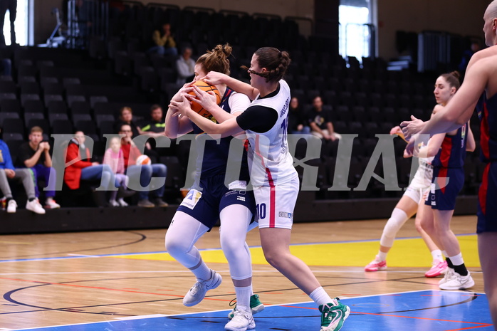 04.02.2024, Graz, Raiffeisen Sportpark, Basketball Damen Superliga 2023/24, Grunddurchgang 11.Runde, UBSC-DBBC Graz - SKN St. Pölten Frauen ,  