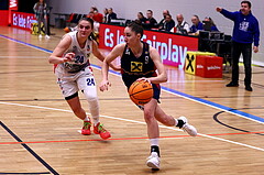 04.02.2024, Graz, Raiffeisen Sportpark, Basketball Damen Superliga 2023/24, Grunddurchgang 11.Runde, UBSC-DBBC Graz - SKN St. Pölten Frauen ,  