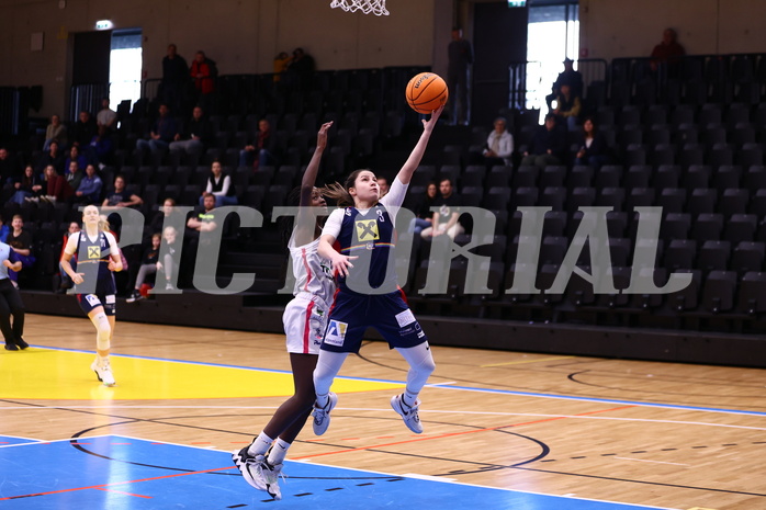 04.02.2024, Graz, Raiffeisen Sportpark, Basketball Damen Superliga 2023/24, Grunddurchgang 11.Runde, UBSC-DBBC Graz - SKN St. Pölten Frauen ,  