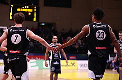 04.02.2024, Graz, Raiffeisen Sportpark Graz, Basketball Superliga 2023/24, Grunddurchgang, Runde 20, UBSC Raiffeisen Graz - OCS Capital Bulls 