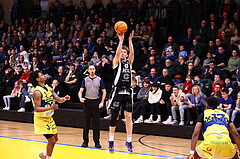 04.02.2024, Graz, Raiffeisen Sportpark Graz, Basketball Superliga 2023/24, Grunddurchgang, Runde 20, UBSC Raiffeisen Graz - OCS Capital Bulls 