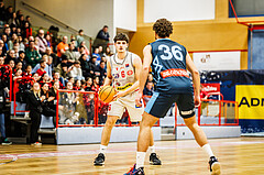 Basketball, win2day Basketball Superliga 2023/24, Grunddurchgang 20.Runde, Traiskirchen Lions, Vienna DC Timberwolves, Aleksej Kostic (6)