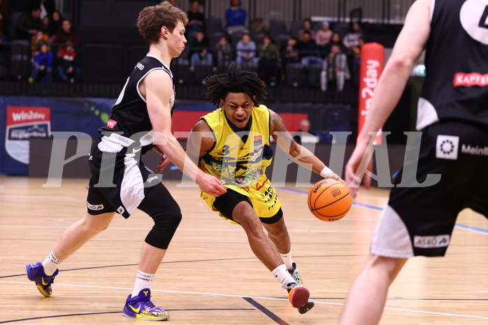 04.02.2024, Graz, Raiffeisen Sportpark Graz, Basketball Superliga 2023/24, Grunddurchgang, Runde 20, UBSC Raiffeisen Graz - OCS Capital Bulls 