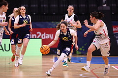 04.02.2024, Graz, Raiffeisen Sportpark, Basketball Damen Superliga 2023/24, Grunddurchgang 11.Runde, UBSC-DBBC Graz - SKN St. Pölten Frauen ,  