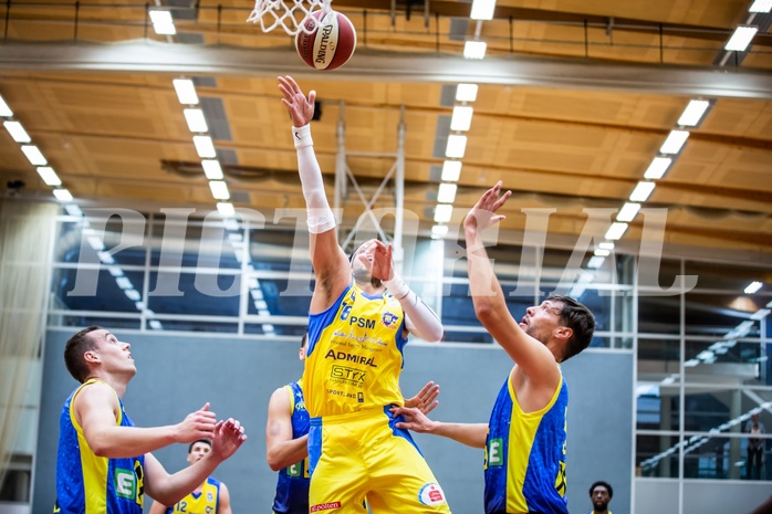 Basketball, Admiral Basketball Superliga 2019/20, Grunddurchgang 1.Runde, SKN St. Pölten Basketball, UBSC Raiffeisen Graz, Marko Kolaric (16)