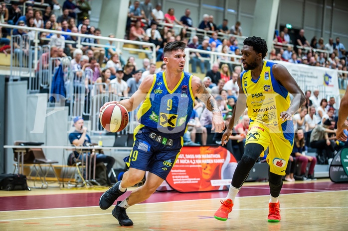 Basketball, Admiral Basketball Superliga 2019/20, Grunddurchgang 1.Runde, SKN St. Pölten Basketball, UBSC Raiffeisen Graz, Matija Poscic