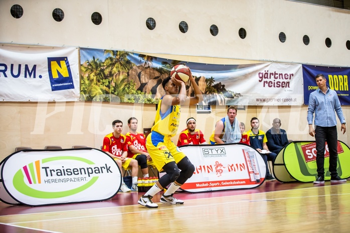 Basketball, Admiral Basketball Superliga 2019/20, Grunddurchgang 1.Runde, SKN St. Pölten Basketball, UBSC Raiffeisen Graz, Steven Kaltenbrunner (8)