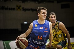Basketball, ABL 2018/19, Grunddurchgang 17.Runde, UBSC Graz, Kapfenberg Bulls, Tobias Schrittwieser (14)