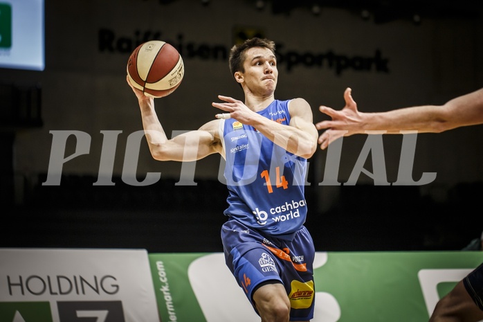 Basketball, ABL 2018/19, Grunddurchgang 17.Runde, UBSC Graz, Kapfenberg Bulls, Tobias Schrittwieser (14)