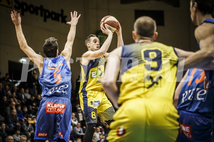 Basketball, ABL 2018/19, Grunddurchgang 17.Runde, UBSC Graz, Kapfenberg Bulls, Anton Maresch (8)