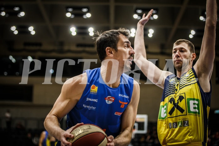 Basketball, ABL 2018/19, Grunddurchgang 17.Runde, UBSC Graz, Kapfenberg Bulls, Milan Stegnjaic (11)