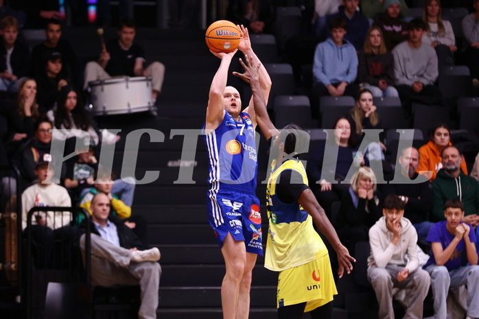 06.01.2025, Graz, Raiffeisen Sportpark Graz, Basketball Superliga 2024/25, Grunddurchgang, Runde 17, UBSC Graz - Oberwart Gunners