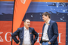 Basketball, Win2Day Superliga 2022/23, Grunddurchgang 11.Runde, Vienna Timberwolves, CITIES Panthers Fürstenfeld, Peter Stahl (Head Coach), Hubert Schmidt (Head Coach)