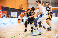Basketball, Win2Day Superliga 2022/23, Grunddurchgang 11.Runde, Vienna Timberwolves, CITIES Panthers Fürstenfeld, Steve Robinson Jr. (6)