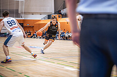 Basketball, Win2Day Superliga 2022/23, Grunddurchgang 11.Runde, Vienna Timberwolves, CITIES Panthers Fürstenfeld, Andrija Blatancic (4)