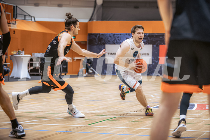 Basketball, Win2Day Superliga 2022/23, Grunddurchgang 11.Runde, Vienna Timberwolves, CITIES Panthers Fürstenfeld, Jonas John (99)
