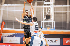 Basketball, Win2Day Superliga 2022/23, Grunddurchgang 11.Runde, Vienna Timberwolves, CITIES Panthers Fürstenfeld, Fabian Richter (10)