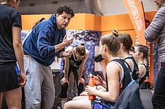 Basketball, Win2Day Basketball Damen Superliga 2022/23, Grunddurchgang 9.Runde, Vienna Timberwolves, Vienna United, Vedran Schuch (Headcoach)